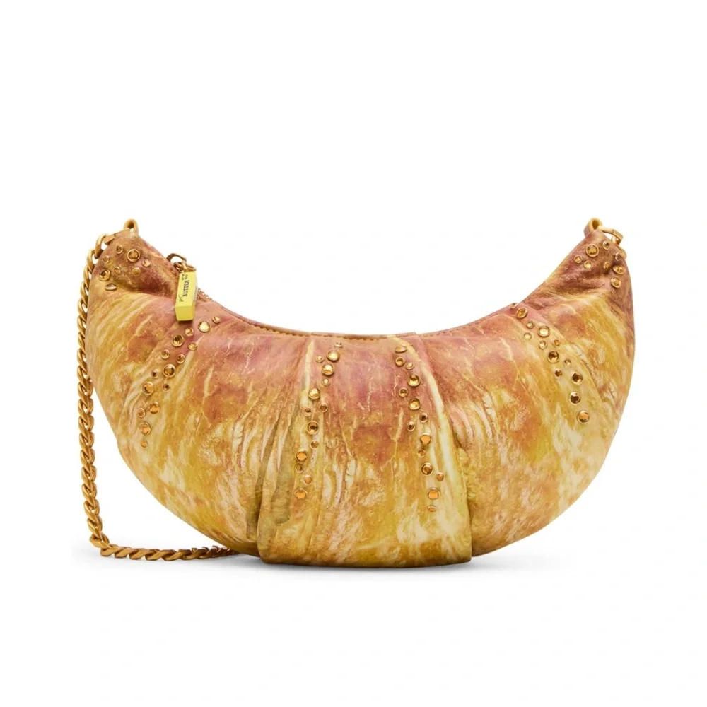 NWT Betsey Johnson KITSCH RISE + SHINE SHOULDER BAG TAN